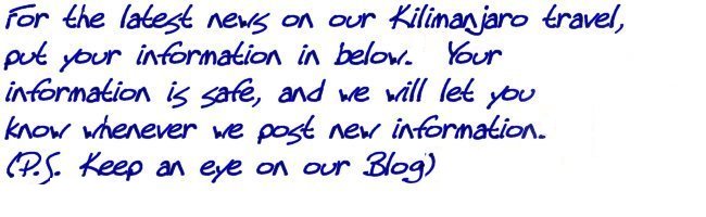 Climb Kilimanjaro 2006 Newsletter