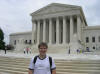 Carrie in front of Supreme Court Building
