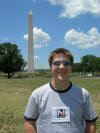 Jonathan in front of Washington DC Monument